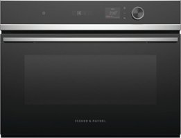 Fisher & Paykel - 24" Built -in Single Electric Convection Combination Steam Wall Oven with 1.9 Cu. Ft. Oven Capacity - Stainless Steel - Front_Zoom