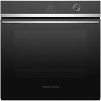 Fisher & Paykel - 24" Built-in Single Electric Combination Steam Wall Oven with 2.5 Cu. Ft. Oven Capacity - Silver - Front_Zoom