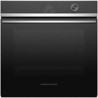 Fisher & Paykel - 24" Built-in  Single Electric Combination Steam Wall Oven with 2.5 Cu. Ft. Oven Capacity - Silver - Front_Zoom