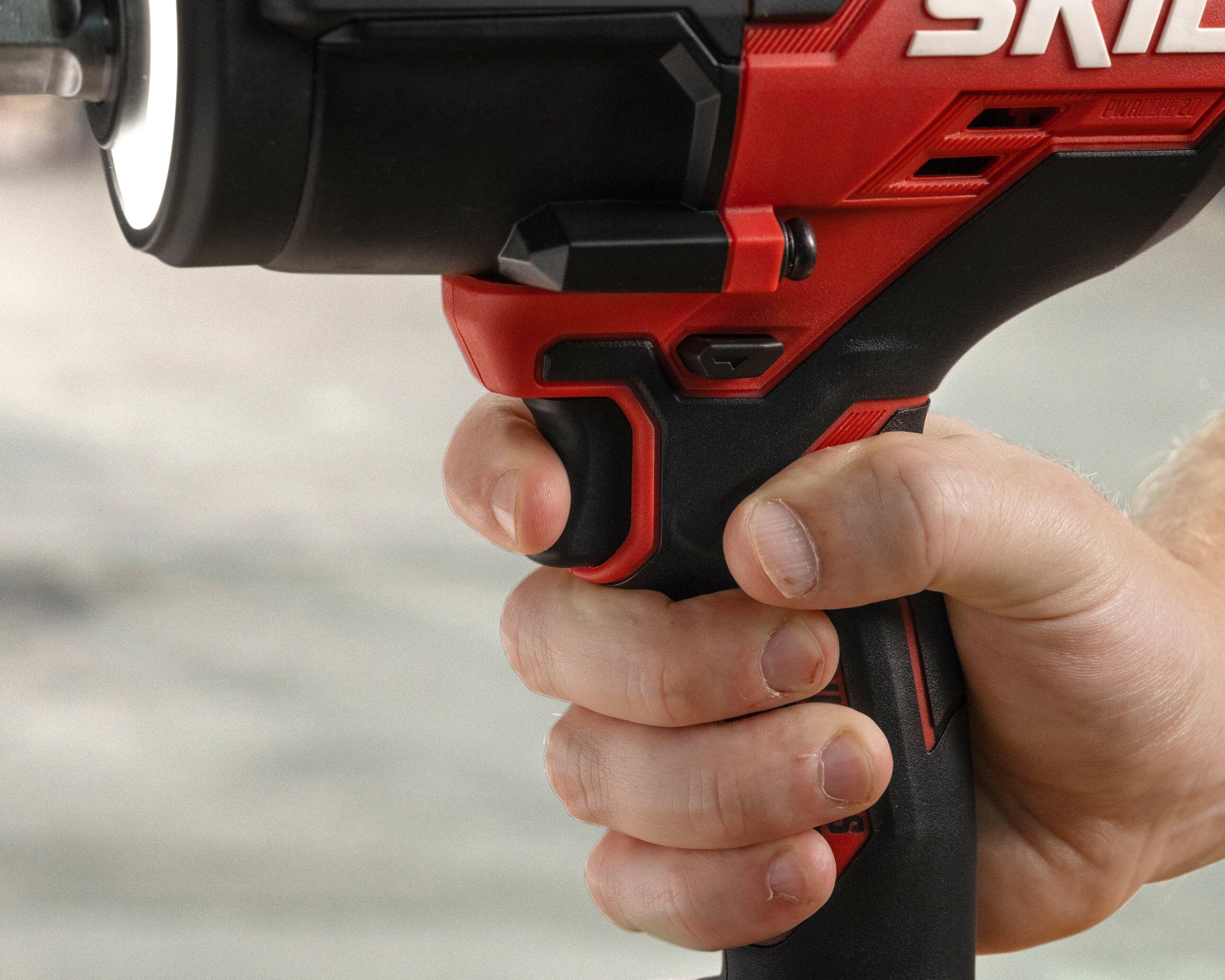 Alt View 12. Skil - SKIL PWR CORE 20 Brushless 20V 1/2 In. Mid-Torque Impact Wrench Kit - Black/Red.