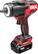 Left. Skil - SKIL PWR CORE 20 Brushless 20V 1/2 In. Mid-Torque Impact Wrench Kit - Black/Red.