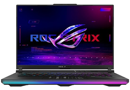 Front Zoom. ASUS - ROG Strix SCAR 16” 240Hz Gaming Laptop QHD - Intel Core i9-14900HX with 32GB Memory - NVIDIA GeForce RTX 4090- 2TB SSD - Off Black.