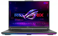 ASUS - ROG Strix G18 18” Nebula UHD Gaming Laptop - Intel Core i9-14900HX with 32GB Memory- NVIDIA GeForce RTX 4070 - 1TB SSD - Eclipse Gray - Front_Zoom