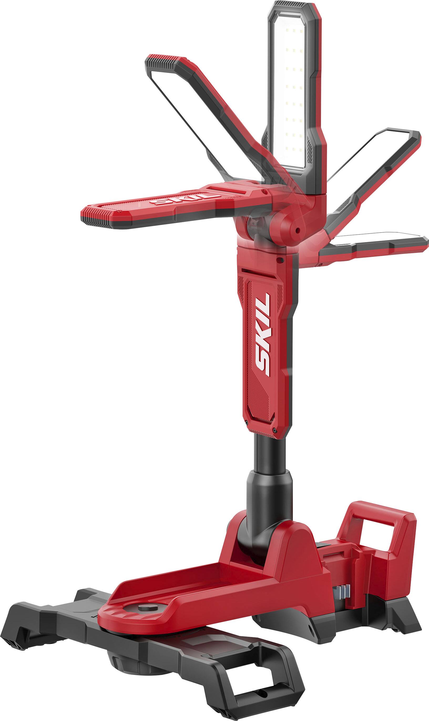 Angle. Skil - SKIL 12V/20V Compact Tower Light, Tool Only - red/black.