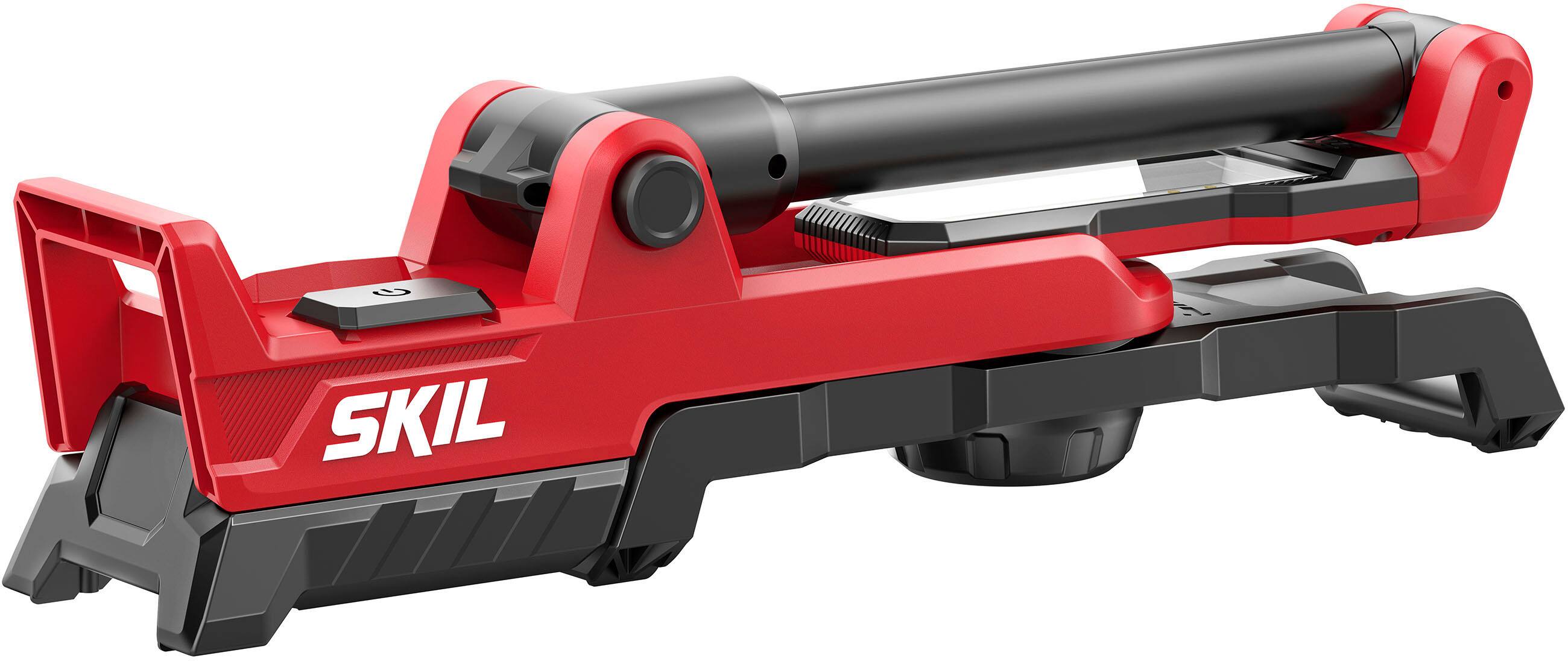 Left. Skil - SKIL 12V/20V Compact Tower Light, Tool Only - red/black.