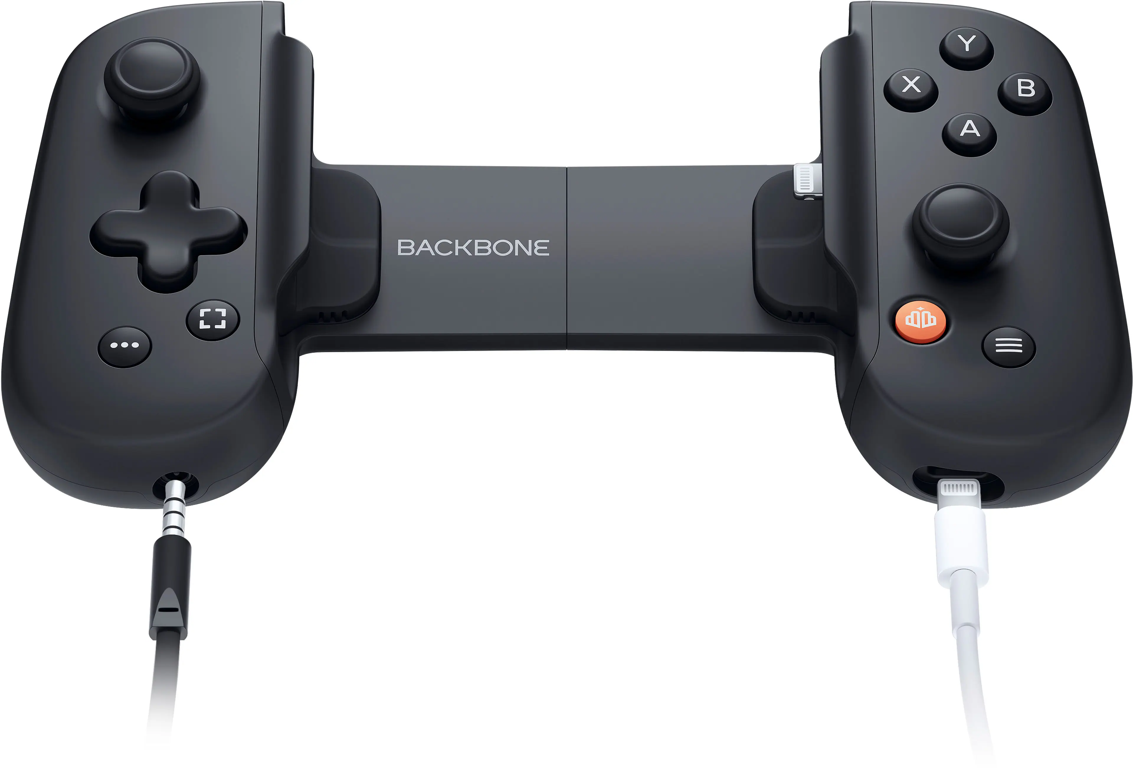 Back. Backbone - Backbone One (Lightning) - Mobile Gaming Controller for iPhone - 2nd Gen - Black.