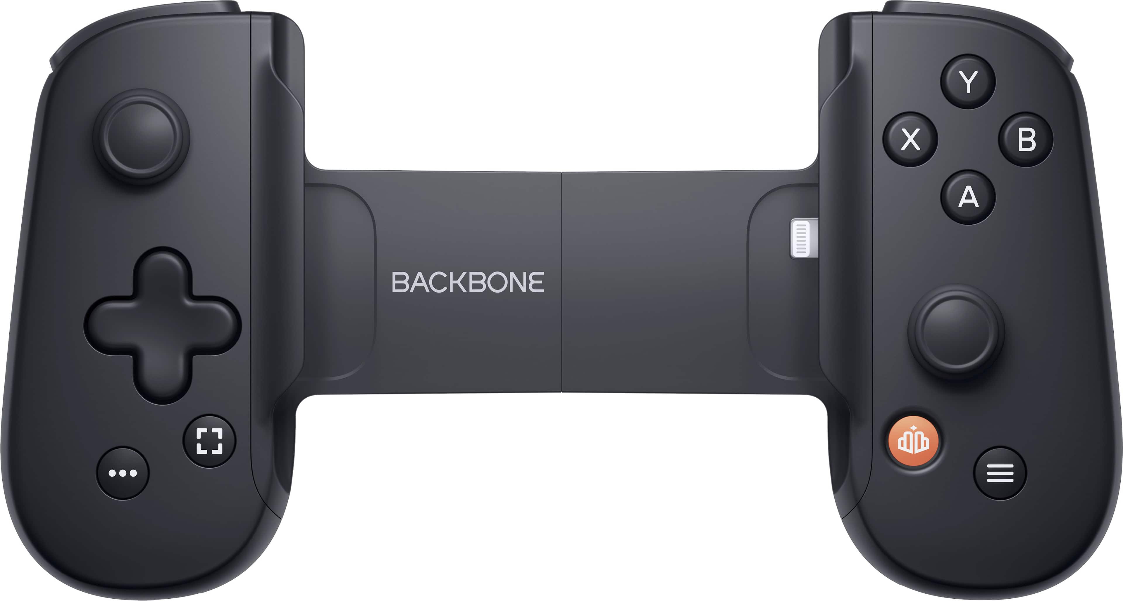 Angle. Backbone - Backbone One (Lightning) - Mobile Gaming Controller for iPhone - 2nd Gen - Black.