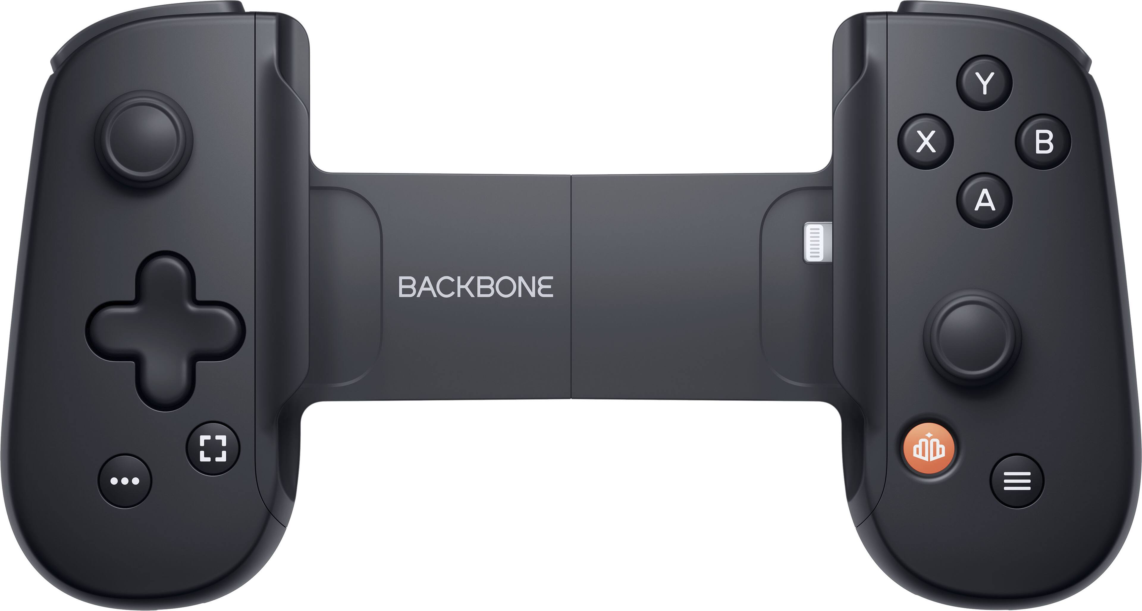 Angle. Backbone - Backbone One (Lightning) - Mobile Gaming Controller for iPhone - 2nd Gen - Black.