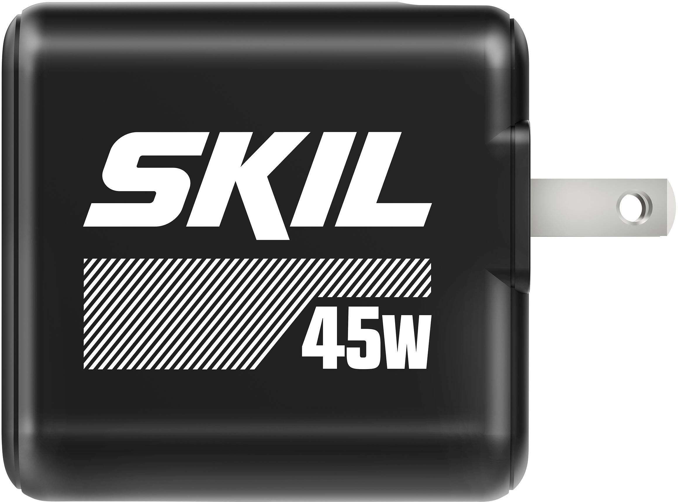 Back. Skil - SKIL 2.0Ah USB-C Battery + 45W PD charger start kit - Black/Red.