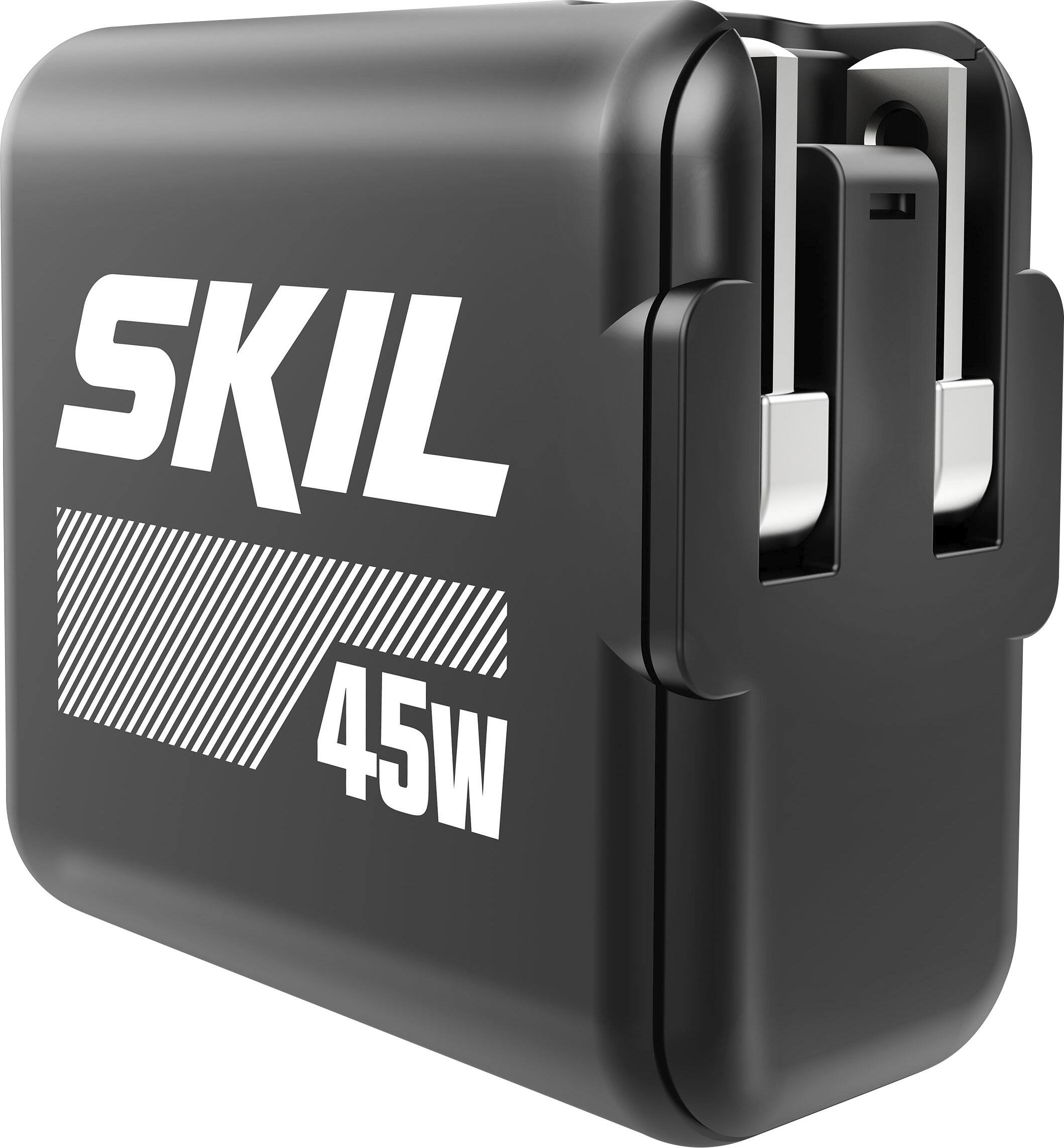Left. Skil - SKIL 2.0Ah USB-C Battery + 45W PD charger start kit - Black/Red.