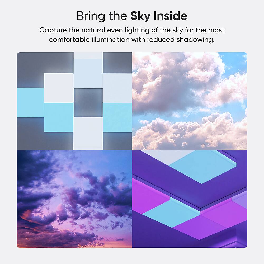 Bring the Sky Inside: Capture the natural even lighting of the sky for the most comfortable illumination with reduced shadowing.