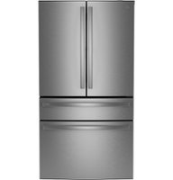 GE Profile - 29 Cu. Ft. Bottom-Freezer Smart Refrigerator with Adjustable Temperature Drawer - Stainless Steel - Front_Zoom