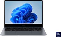 Samsung - Galaxy Book4 Pro 14" AMOLED Touch Screen Laptop - Intel Core Ultra 7 - 16GB Memory - 512GB SSD - Moonstone Gray - Front_Zoom