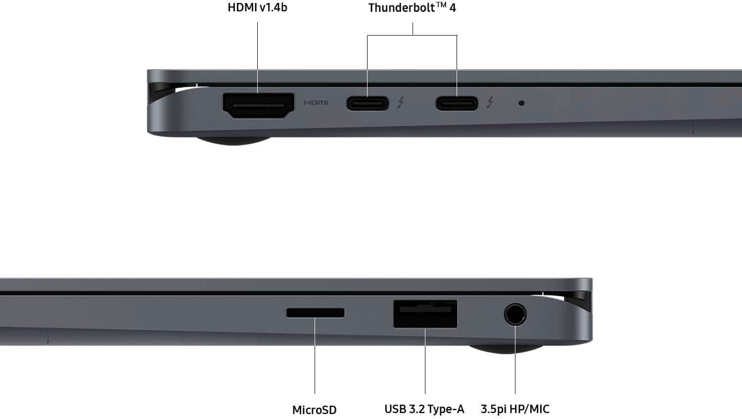 Alt View 16. Samsung - Galaxy Book4 360 2-in-1 15.6" FHD AMOLED Touch Screen Laptop - Intel Core 7 - 16GB Memory -512GB SSD - Gray.