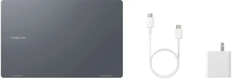 Alt View 20. Samsung - Galaxy Book4 360 2-in-1 15.6" FHD AMOLED Touch Screen Laptop - Intel Core 7 - 16GB Memory  -512GB SSD - Gray.