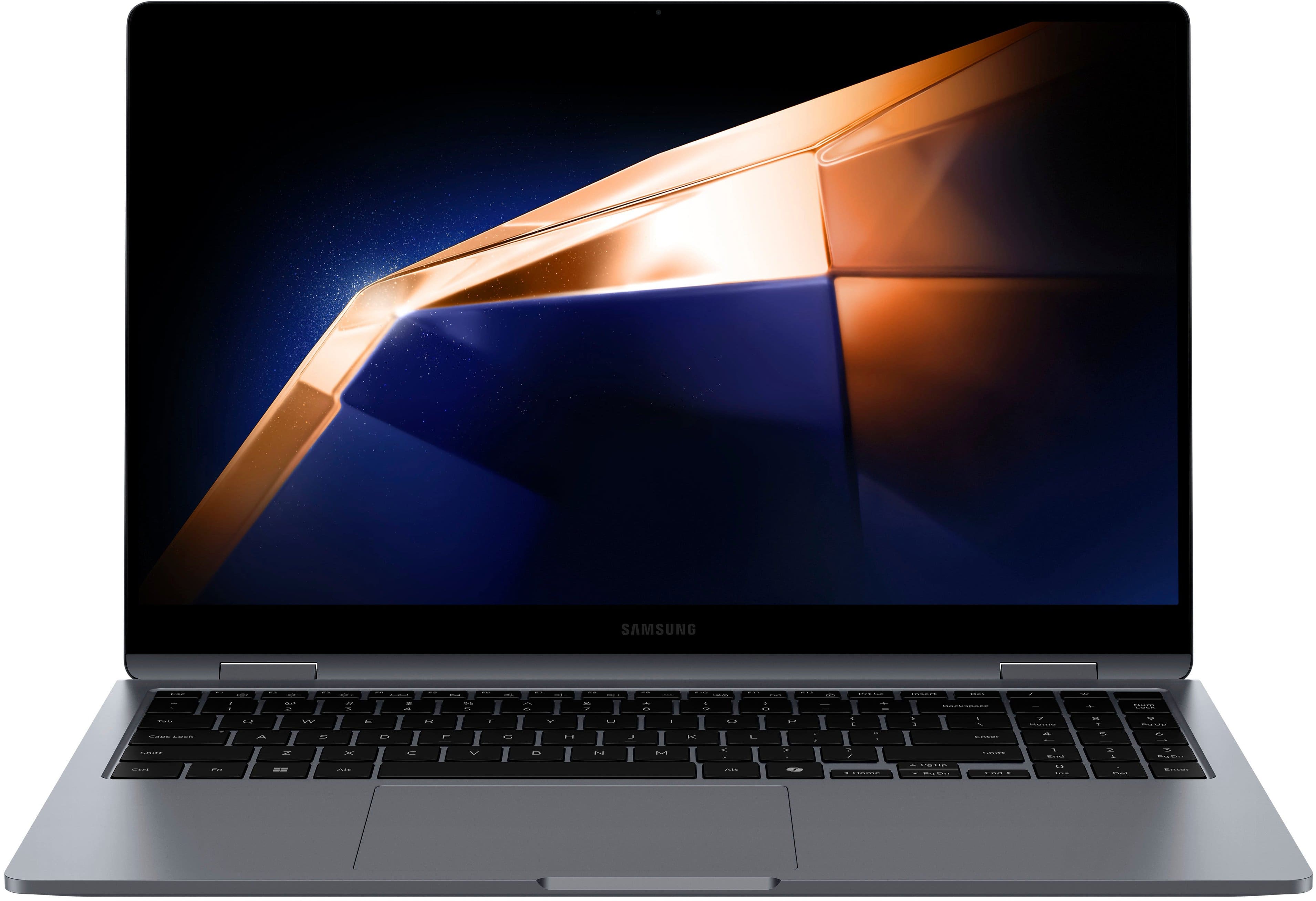 Alt View 11. Samsung - Galaxy Book4 360 2-in-1 15.6" FHD AMOLED Touch Screen Laptop - Intel Core 7 - 16GB Memory -512GB SSD - Gray.