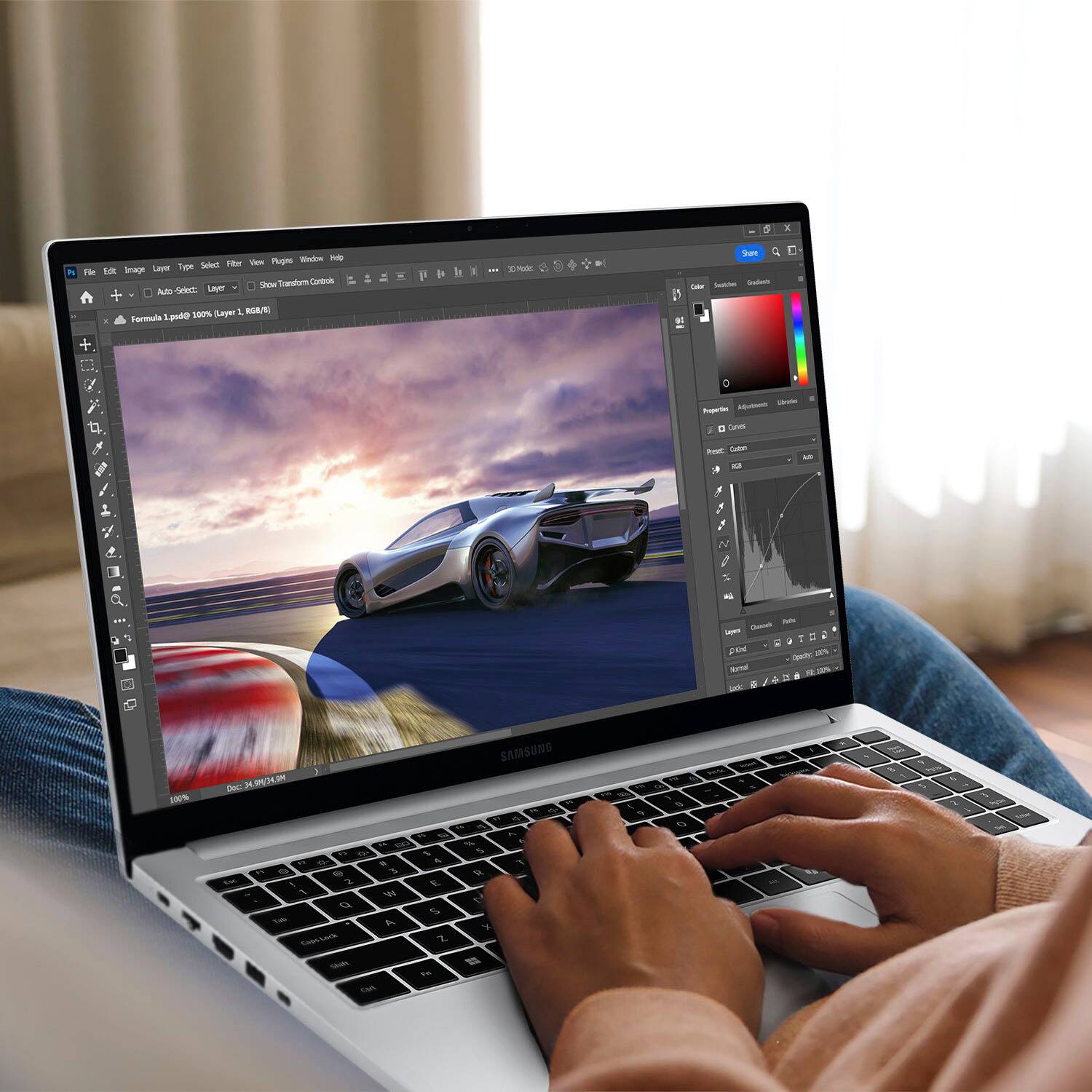 Zoom in on Alt View 13. Samsung - Galaxy Book4 15.6" FHD Laptop - Intel Core 7- 16GB Memory - 512GB SSD - Silver.