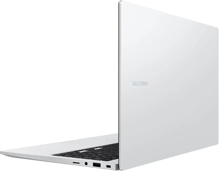 Alt View 16. Samsung - Galaxy Book4 15.6" FHD Laptop - Intel Core 7- 16GB Memory - 512GB SSD - Silver.