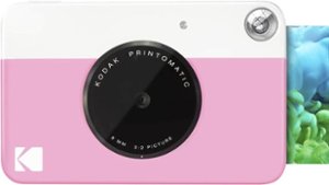 Kodak - Printomatic Instant Print Camera - Instant Digital Camera Prints on Zink 2x3" Photo Paper - Pink - Front_Zoom