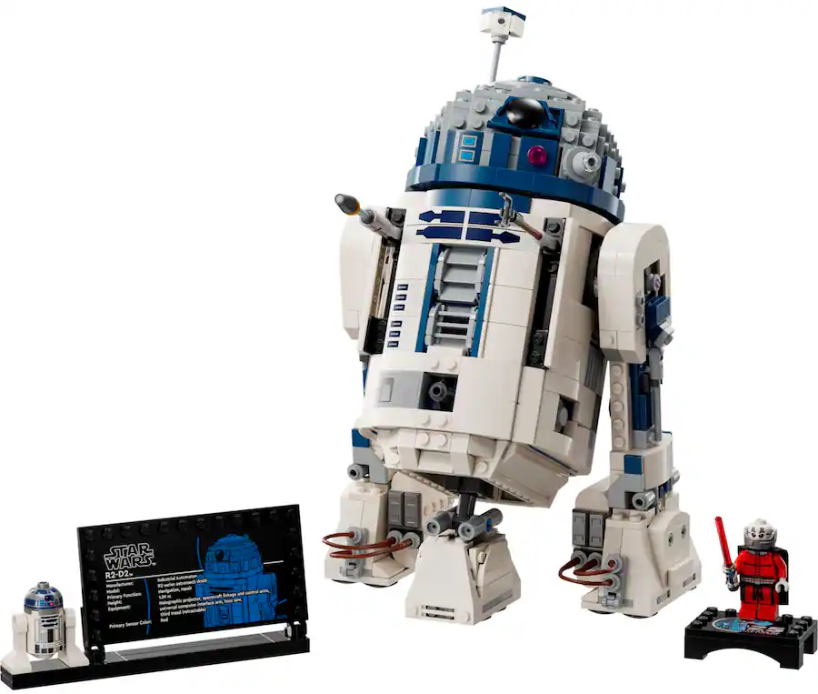 LEGO Star Wars R2 D2 Buildable Toy Droid for Display and Play 75379 ...