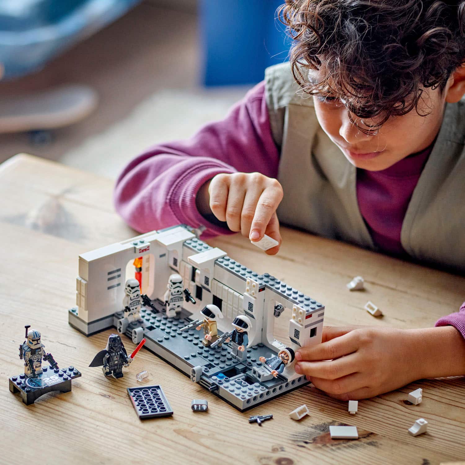 Alt View 12. LEGO - LEGO Star Wars Boarding the Tantive IV Buildable Toy Playset 75387.