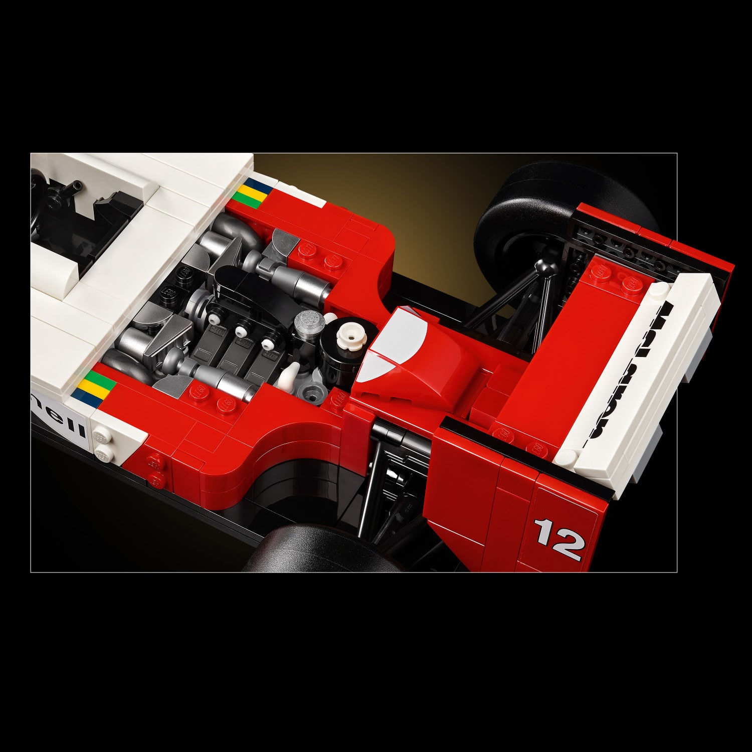 Alt View 38. LEGO - Icons McLaren MP4/4 & Ayrton Senna Model Race Car for Adults 10330.