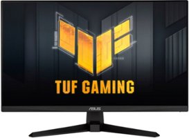 ASUS - TUF Gaming 23.8" IPS FHD 1080P 180Hz 1ms FreeSync Premium Gaming Monitor (DisplayPort, HDMI) - Black - Black - Black - Front_Zoom