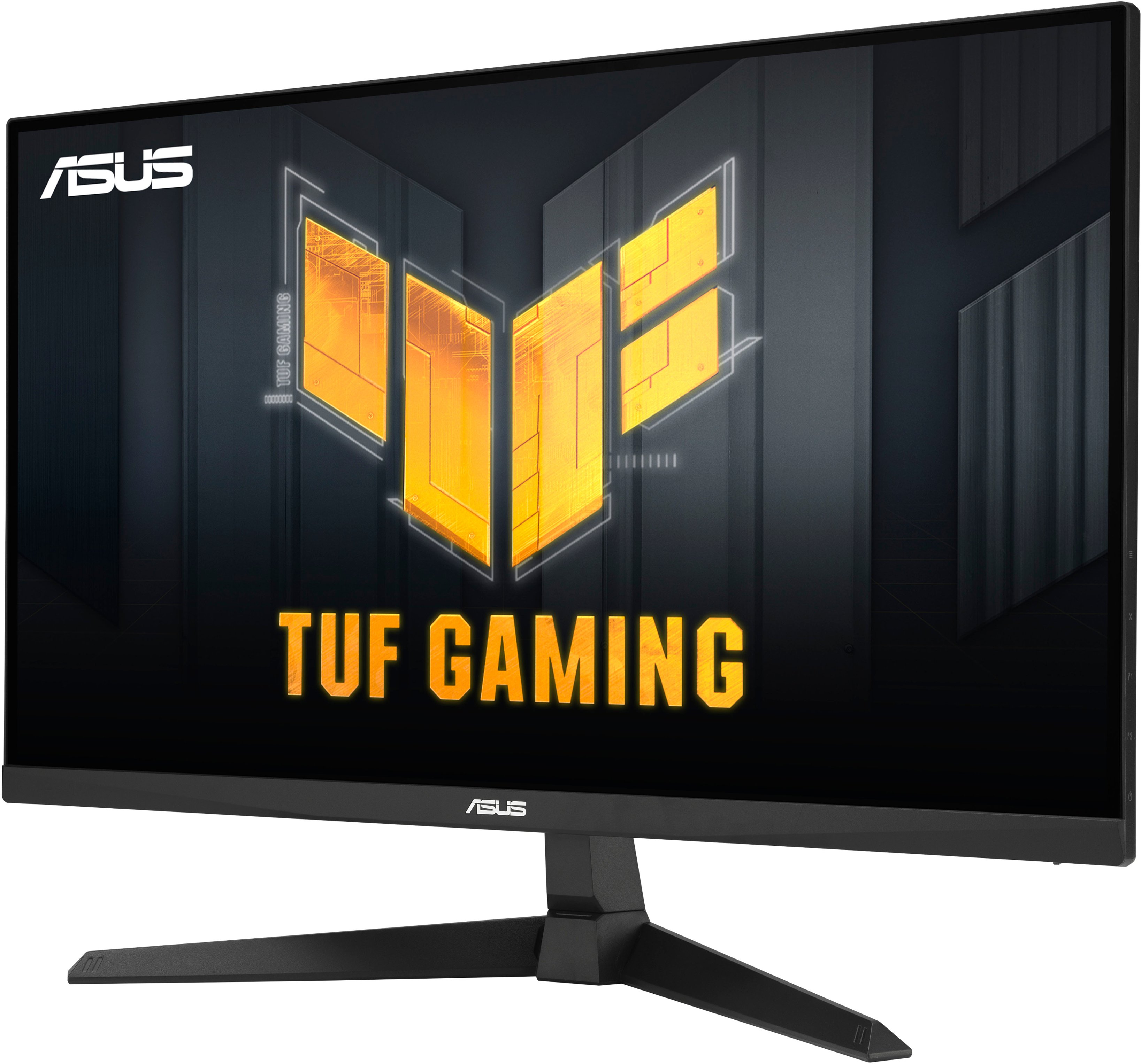 Angle View: ASUS - TUF Gaming 27" IPS FHD 1080P 180Hz 1ms FreeSync Premium Gaming Monitor (DisplayPort, HDMI) - Black