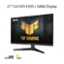 The image features a 27" Full HD (1920 x 1080) display from the ASUS TUF GAMING series. The display is advertised as having a fast IPS panel, which is designed to provide a high-quality gaming experience with quick response times and accurate colors. The display is likely intended for use in gaming setups or other applications where fast response times and high-quality visuals are important.
