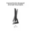 Ergonomically designed and wall-mountable Tilt +20°~-5°