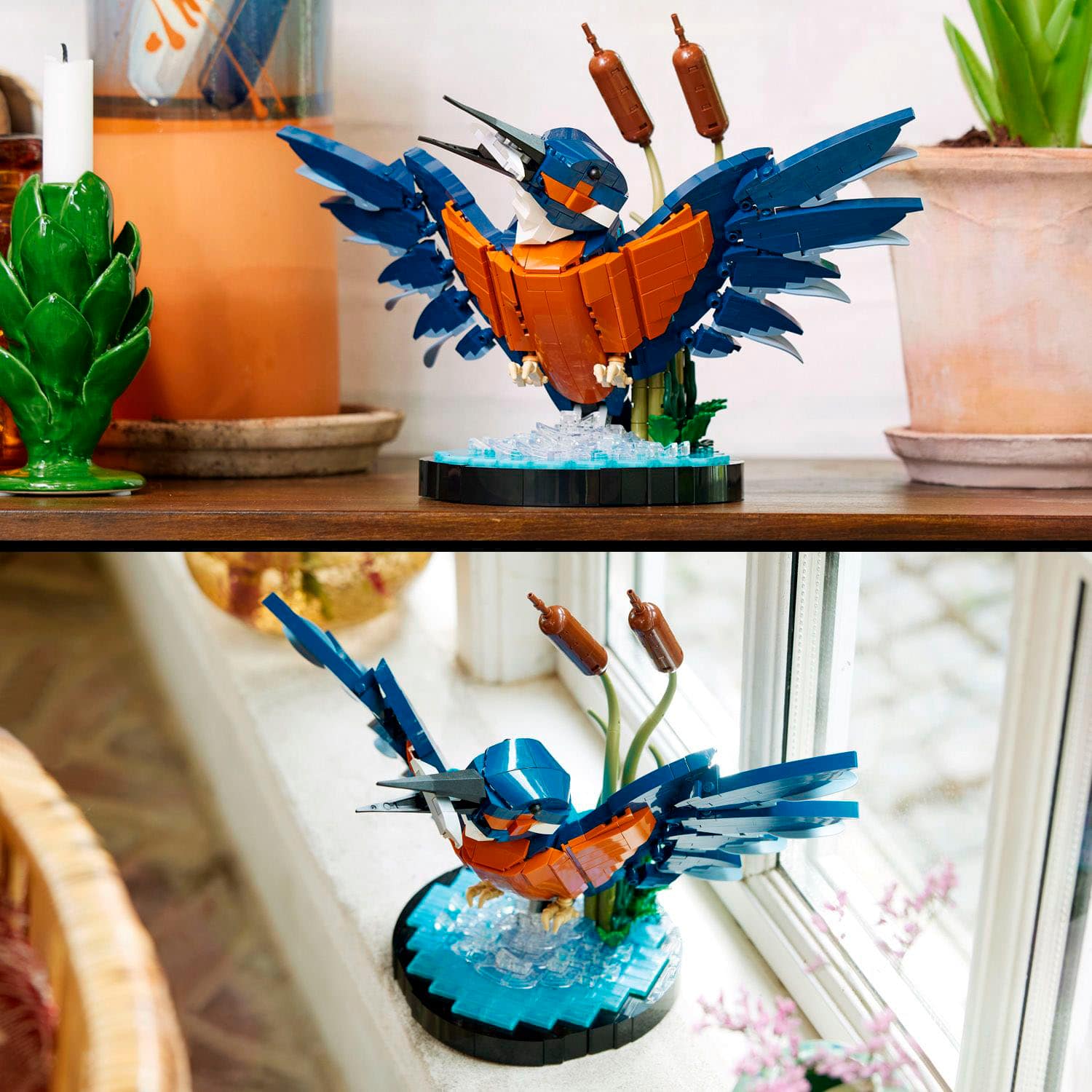 Alt View 12. LEGO - Icons Kingfisher Bird Building Set for Build and Display 10331.