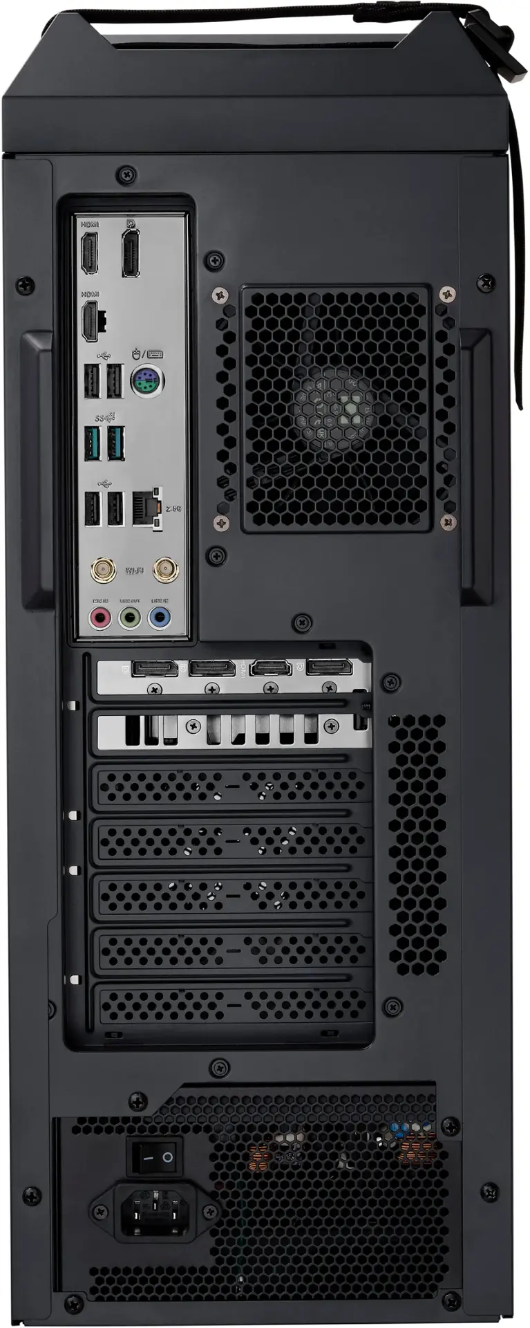 Alt View 11. ASUS - ROG Gaming Desktop - Intel Core i7-14700KF - 32GB Memory - NVIDIA GeForce RTX 4070 SUPER - 2TB SSD - Black.