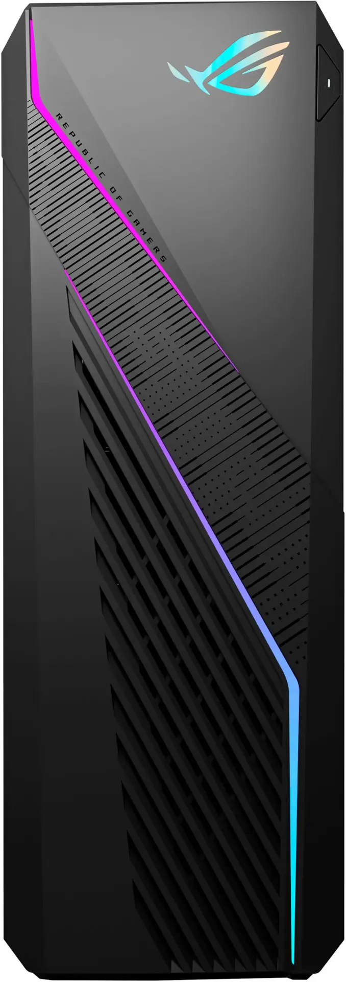 Alt View 4. ASUS - ROG Gaming Desktop - Intel Core i7-14700KF - 32GB Memory - NVIDIA GeForce RTX 4070 SUPER - 2TB SSD - Black.