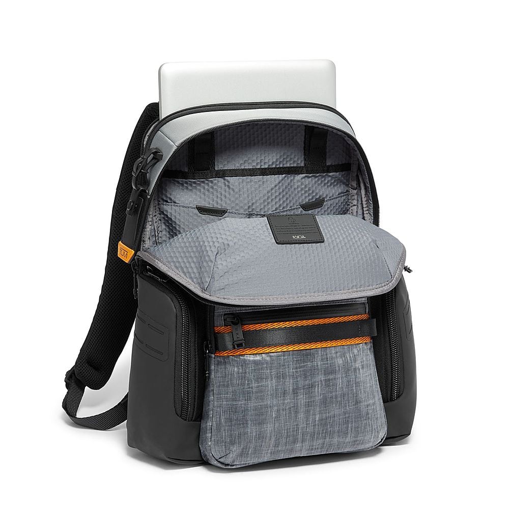 Left. TUMI - Alpha Bravo Navigation Backpack - Steel.