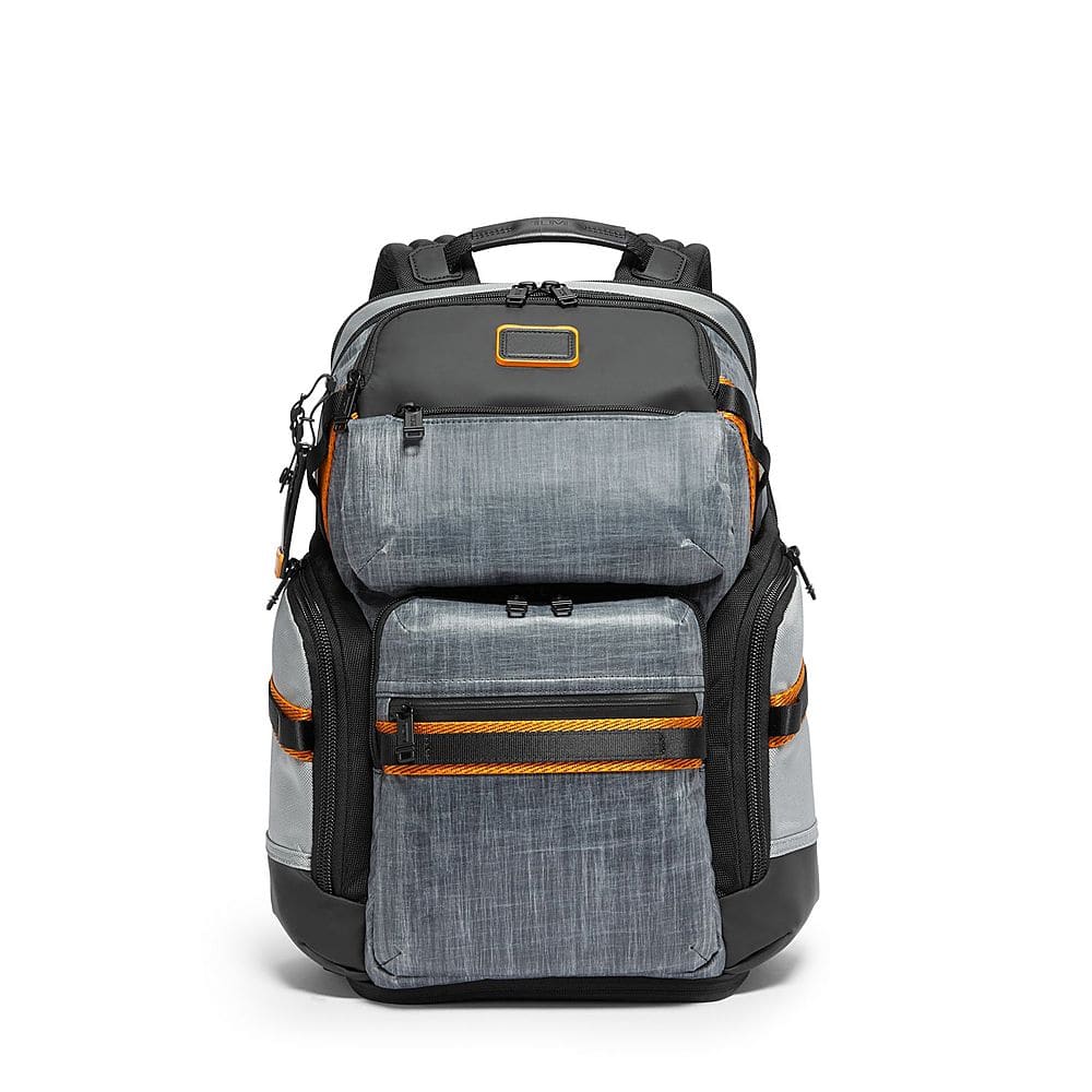 Angle. TUMI - Alpha Bravo Nomadic Backpack - Steel.
