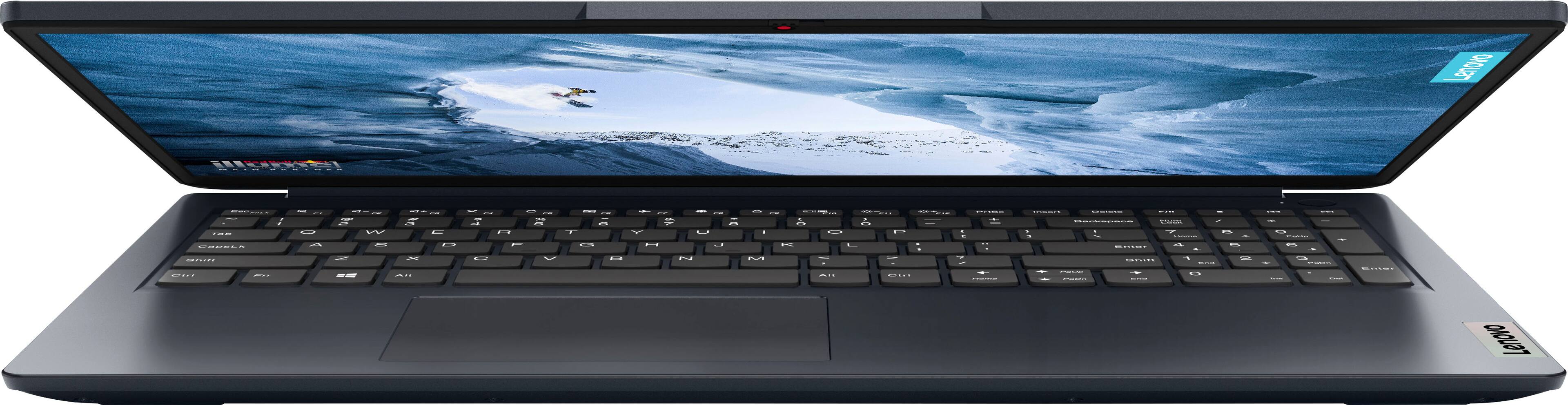 Alt View 10. Lenovo - Ideapad 1 15.6" Full HD Touchscreen Laptop - Ryzen 5 7520U with 8GB Memory - AMD Radeon Graphics - 256GB SSD - Abyss Blue.