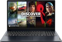 Lenovo - Ideapad 1 15.6" Full HD Touchscreen Laptop - Ryzen 5 7520U with 8GB Memory - AMD Radeon Graphics - 256GB SSD - Abyss Blue - Front_Zoom