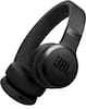 Front. JBL - Wireless On-Ear Headphones with True Adaptive Noise Cancelling - Black.