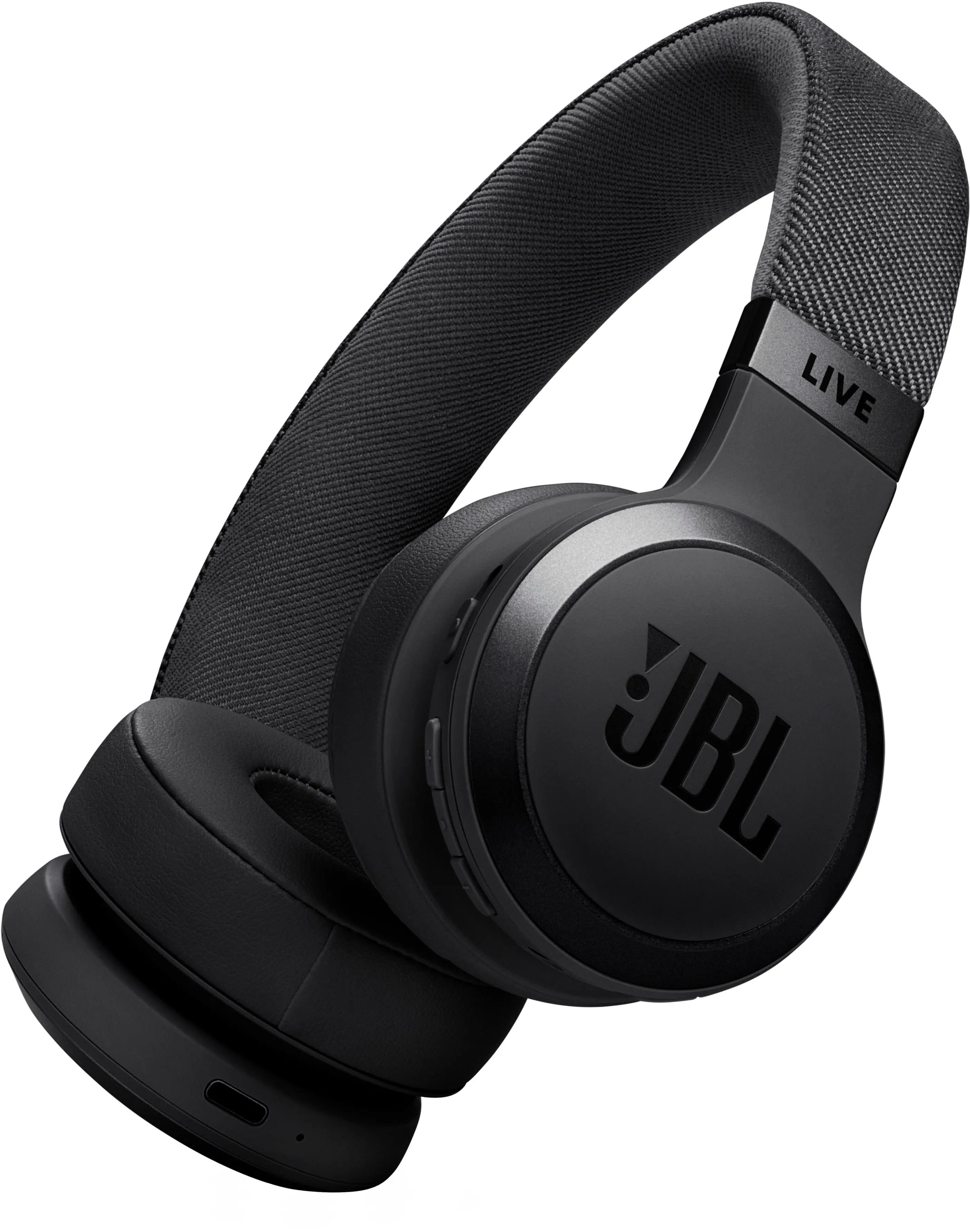 JBL - Live 670NC Wireless On-Ear Headphones with True Adaptive Noise Cancelling - 2024 - Black