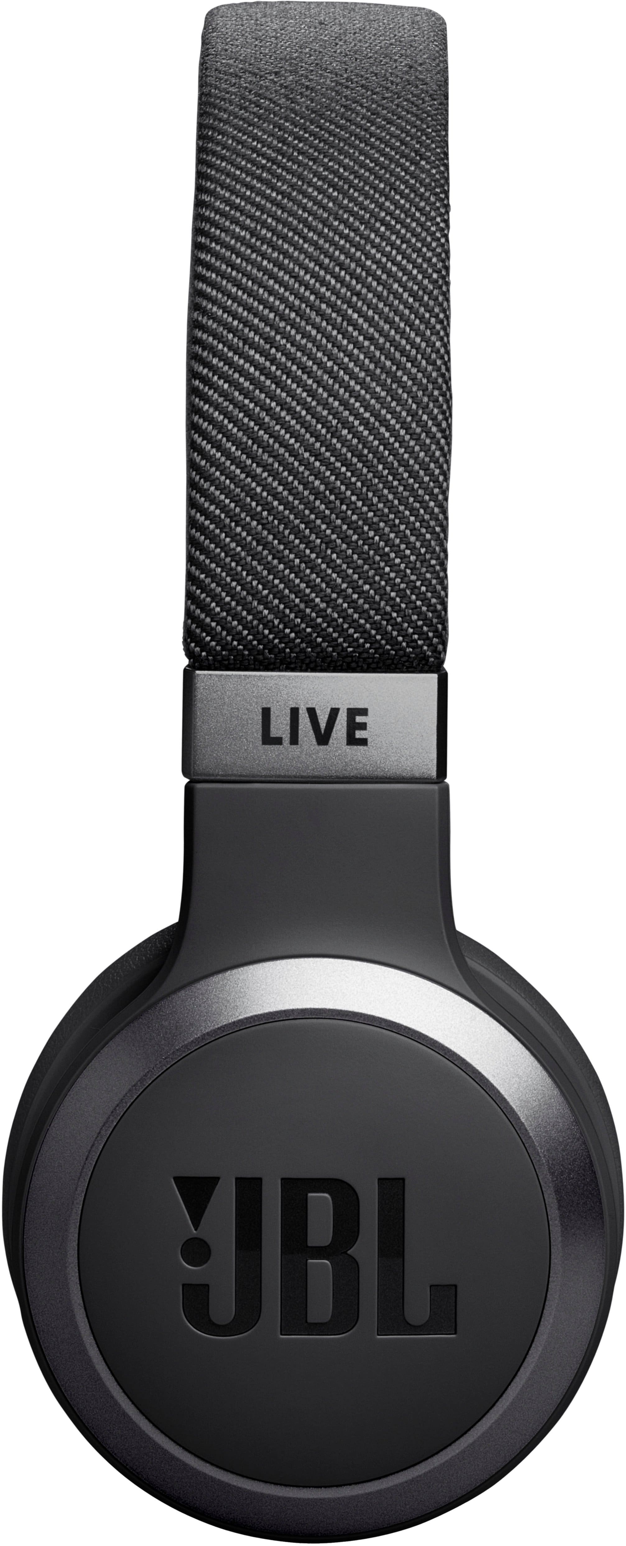Alt View 11. JBL - Wireless On-Ear Headphones with True Adaptive Noise Cancelling - Black.