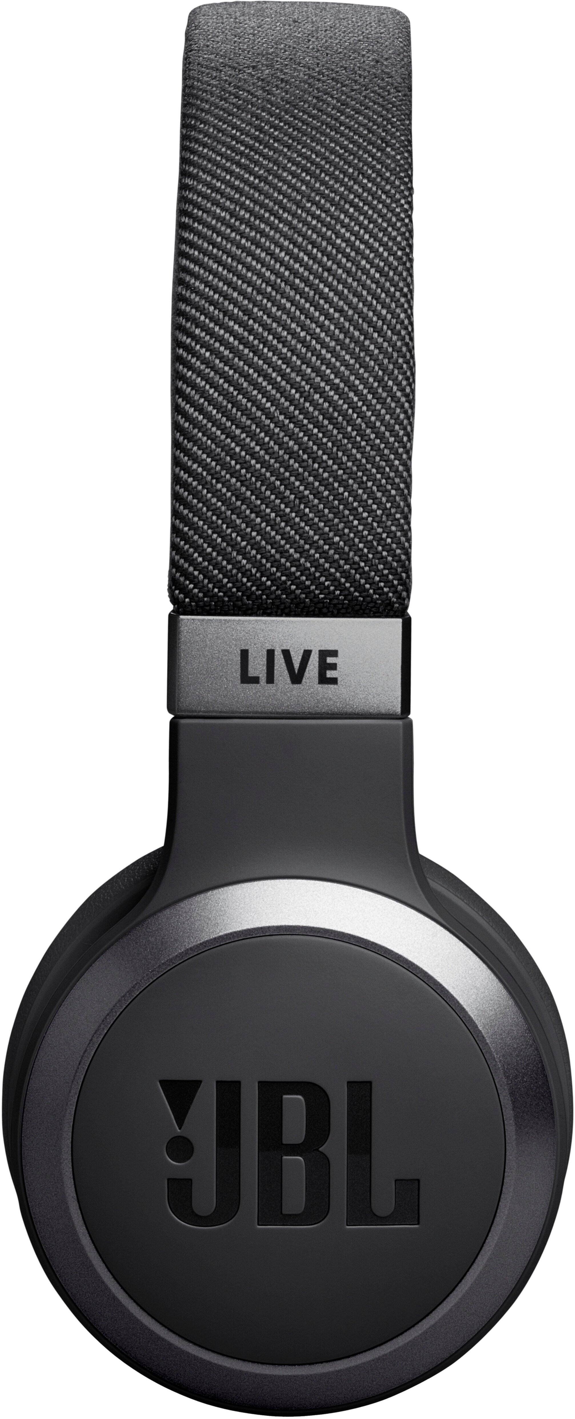 Alt View 11. JBL - Wireless On-Ear Headphones with True Adaptive Noise Cancelling - Black.