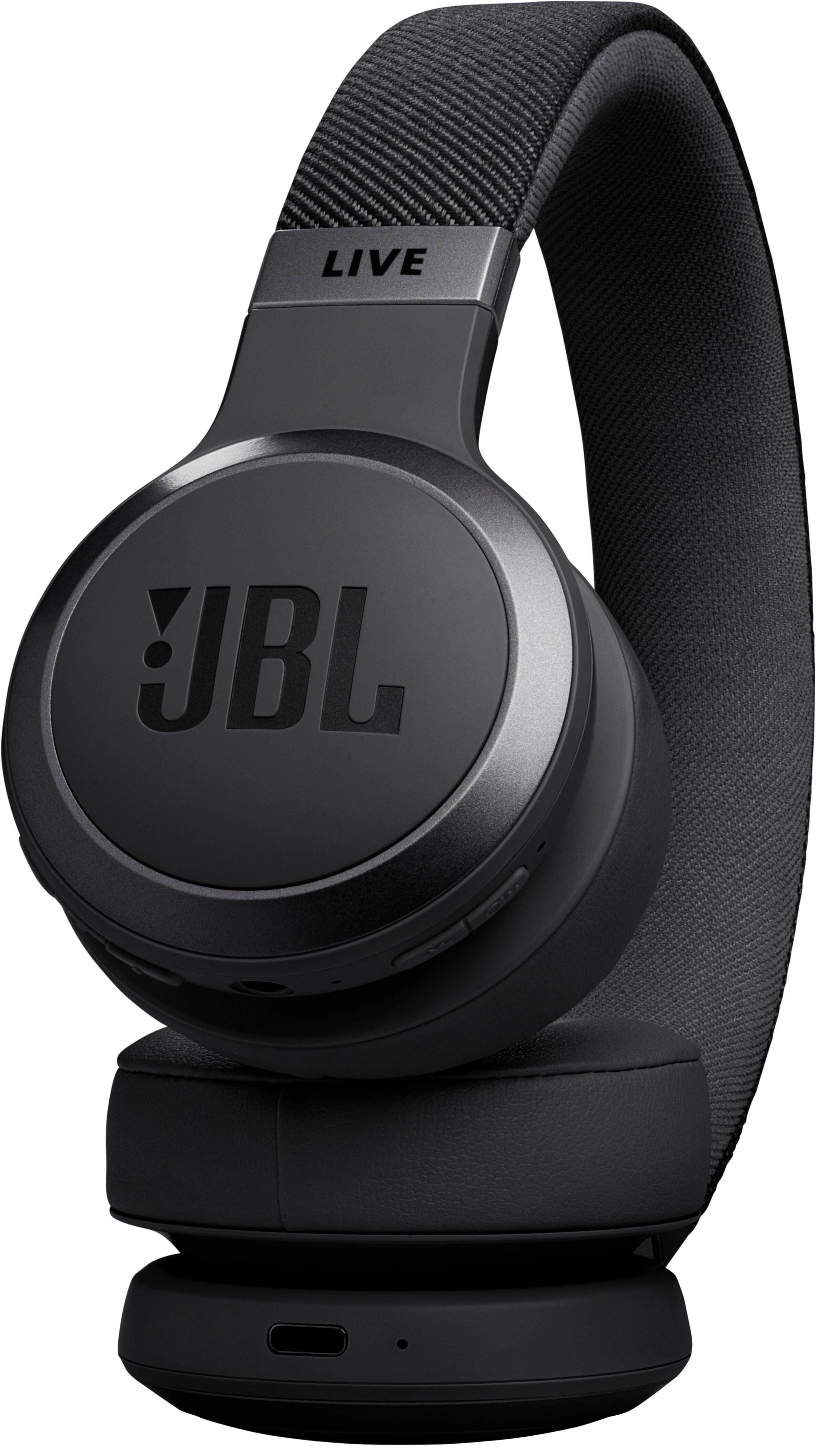 Alt View 13. JBL - Wireless On-Ear Headphones with True Adaptive Noise Cancelling - Black.