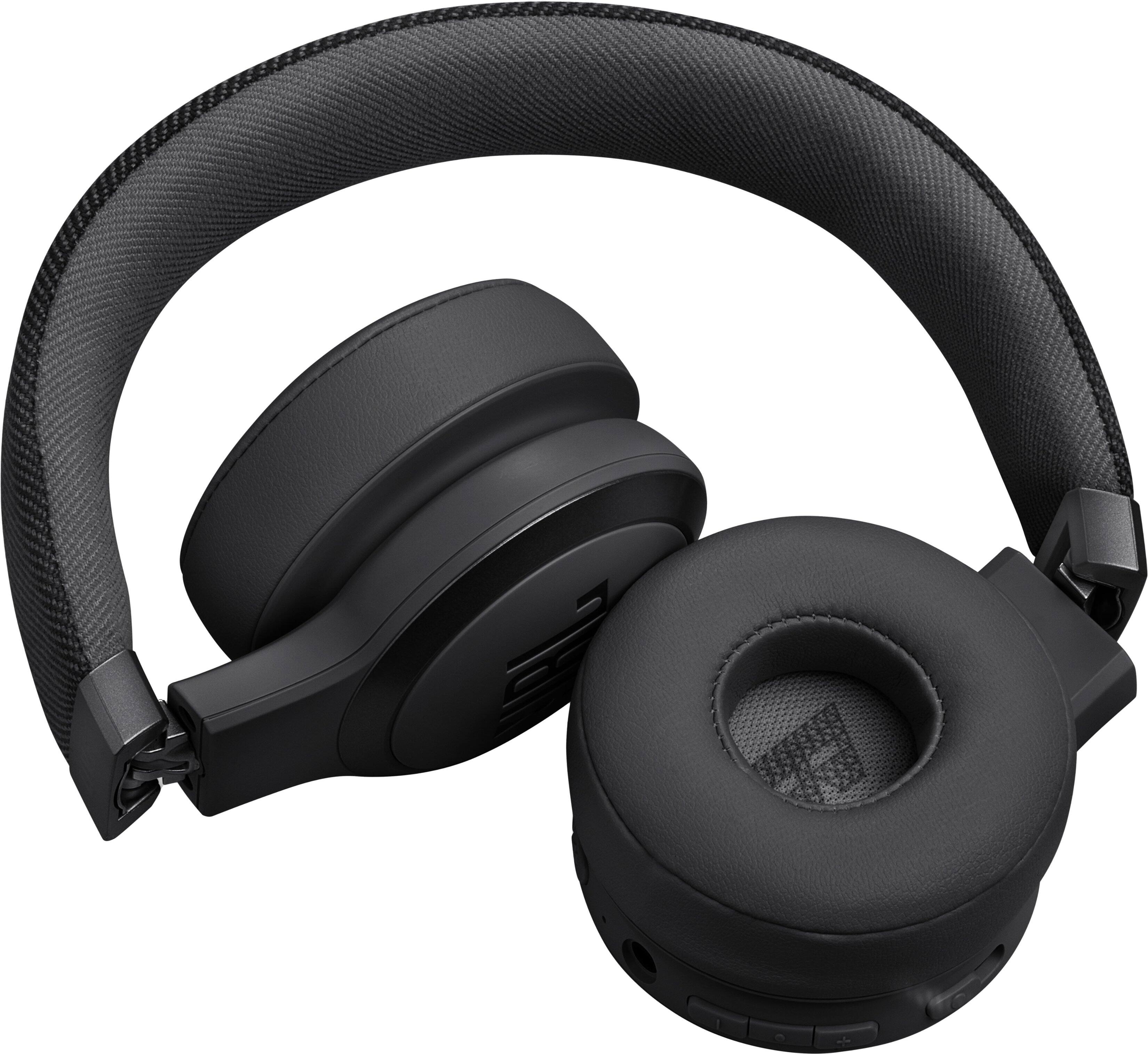 Alt View 14. JBL - Wireless On-Ear Headphones with True Adaptive Noise Cancelling - Black.