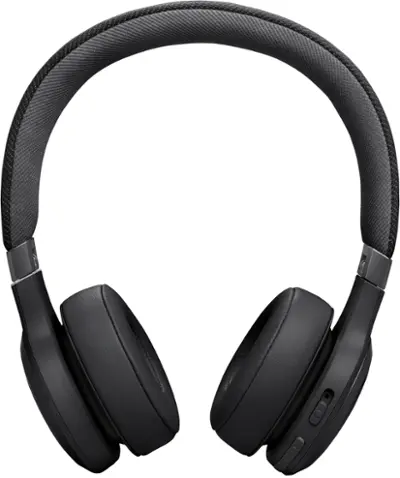 JBL Wireless On-Ear Headphones with True Adaptive Noise Cancelling Black JBLLIVE670NCBLKAM - Best Buy