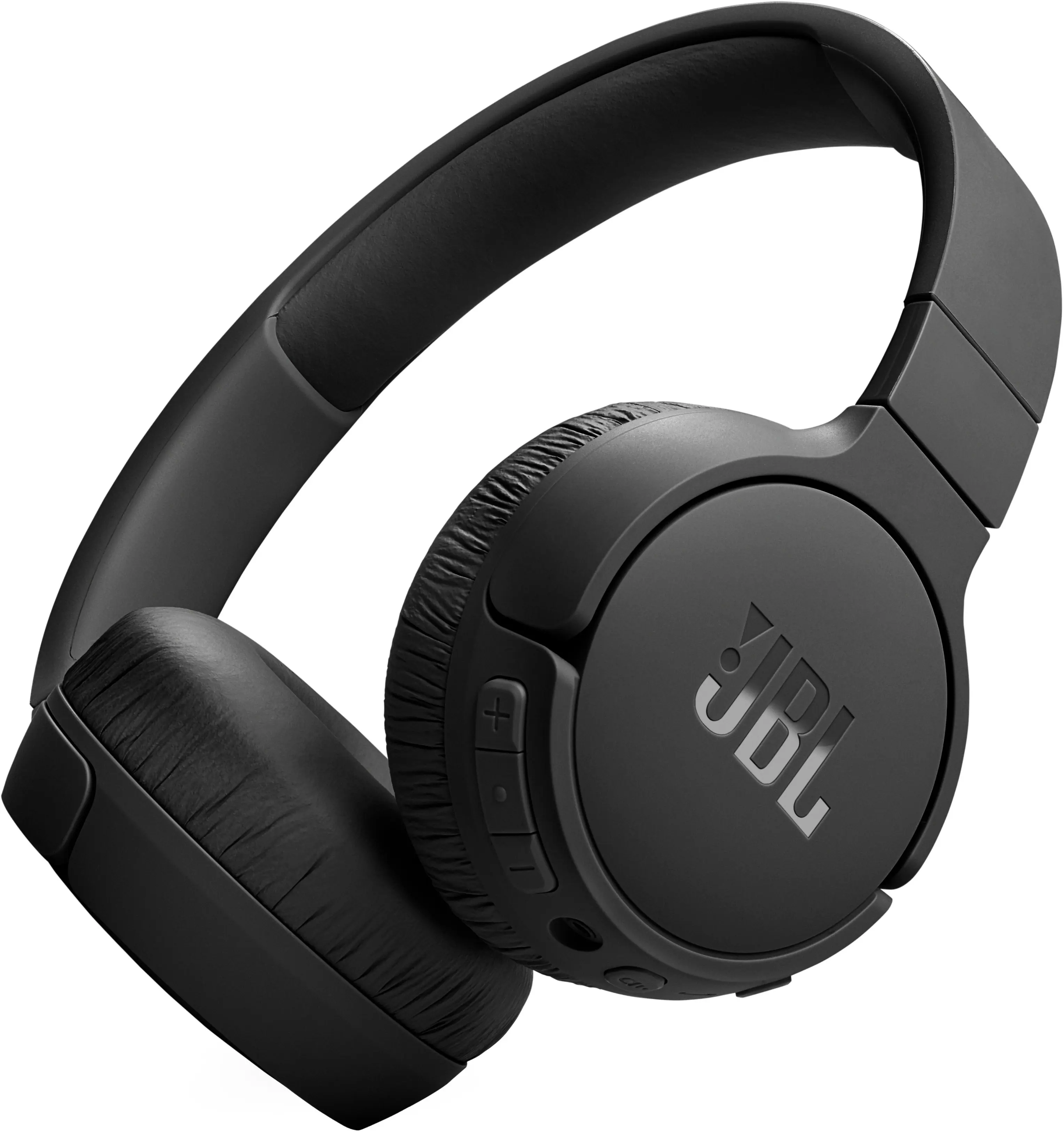 Front. JBL - Adaptive Noise Cancelling Wireless On-Ear Headphone - Black.