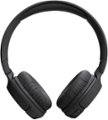 Left. JBL - TUNE520BT wireless on-ear headphones - Black.