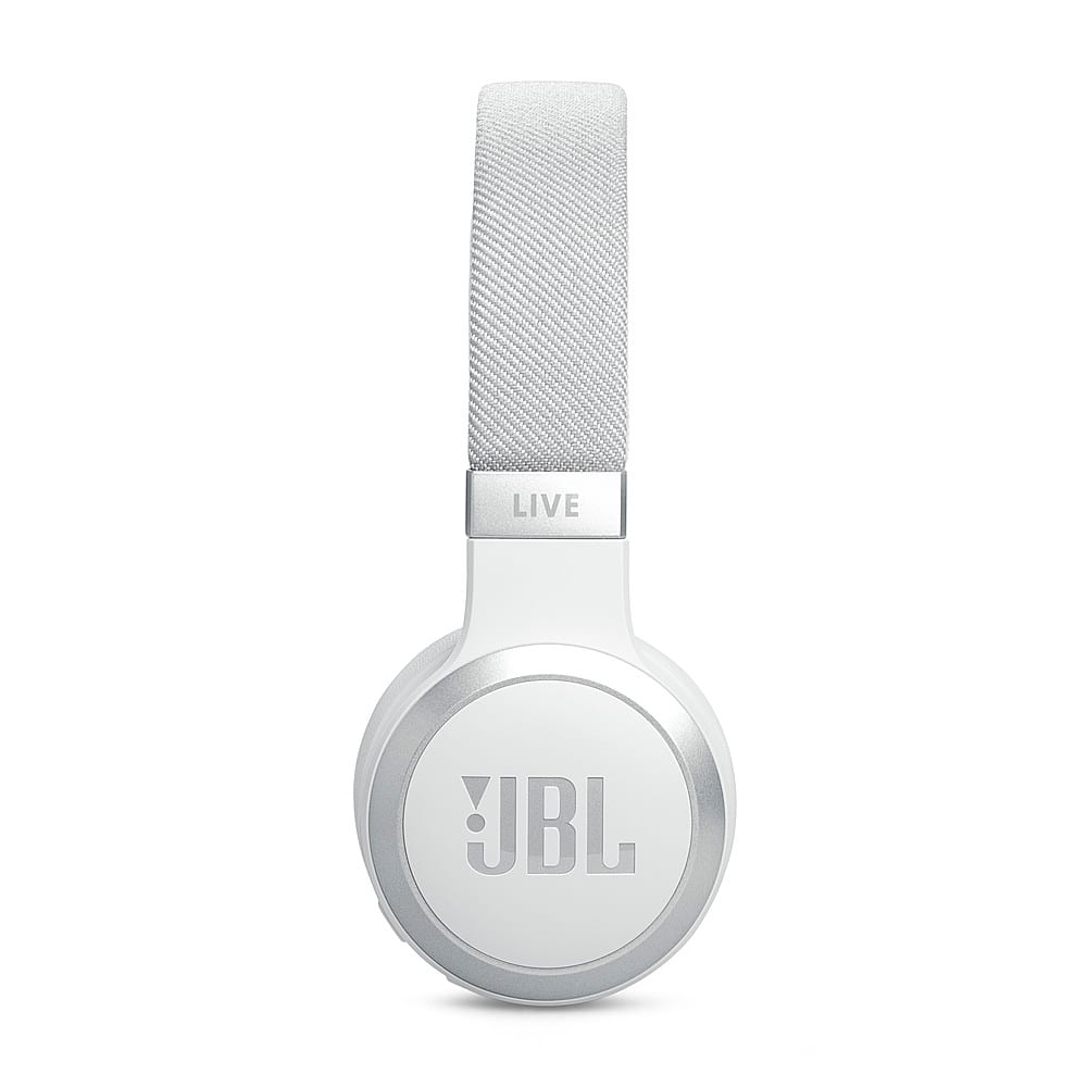 Alt View 12. JBL - Wireless On-Ear Headphones with True Adaptive Noise Cancelling - White.