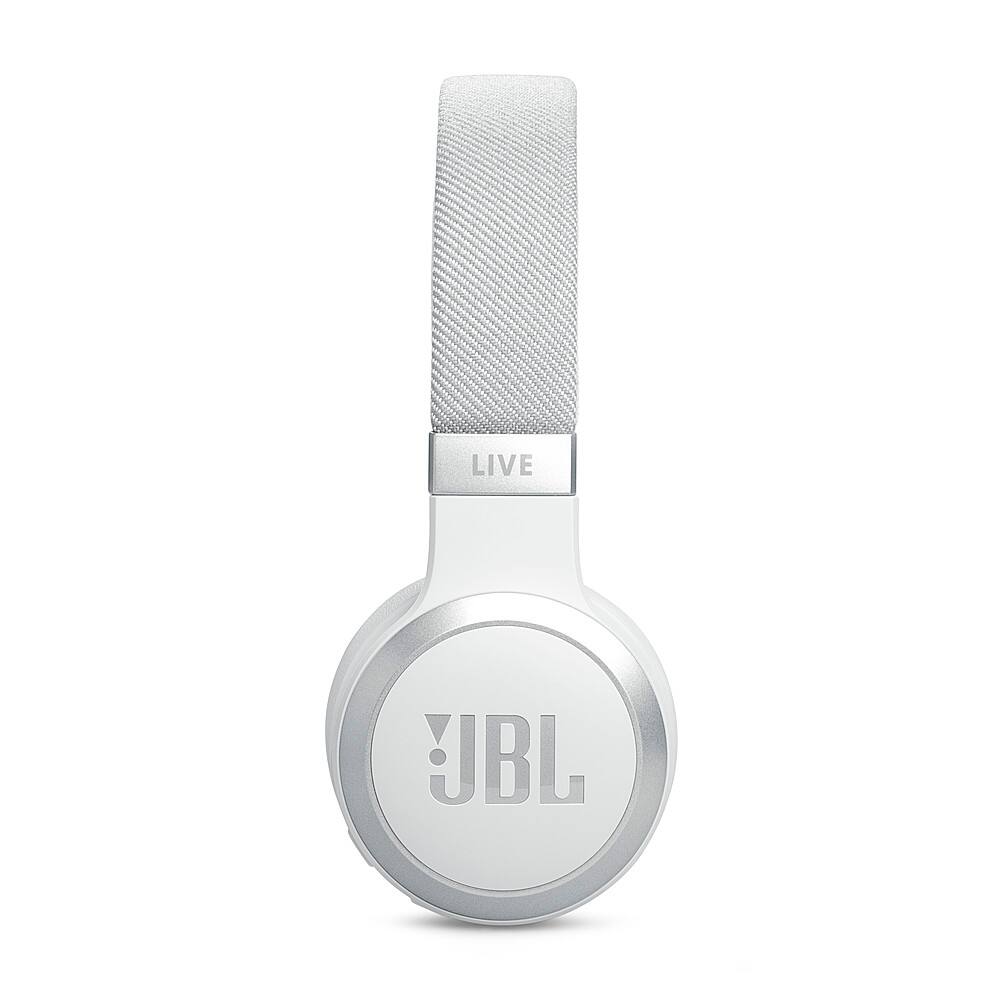 Alt View 12. JBL - Wireless On-Ear Headphones with True Adaptive Noise Cancelling - White.