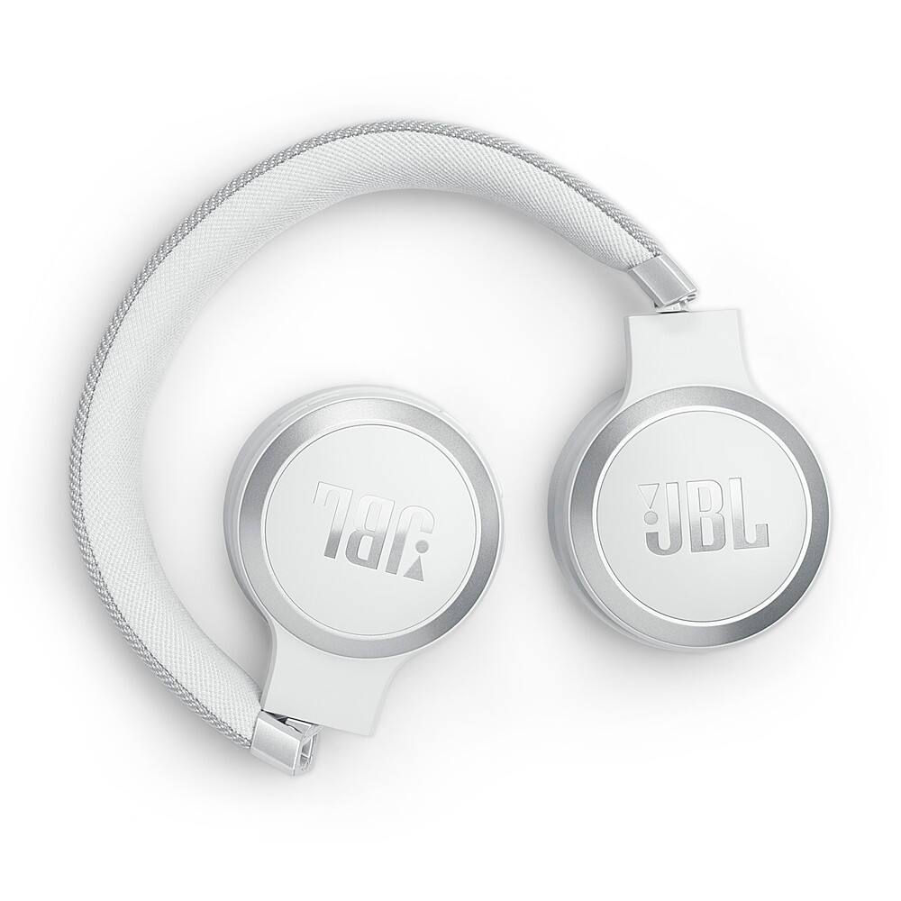 Alt View 15. JBL - Wireless On-Ear Headphones with True Adaptive Noise Cancelling - White.