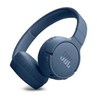 JBL - Adaptive Noise Cancelling Wireless On-Ear Headphone - Blue - Front_Zoom